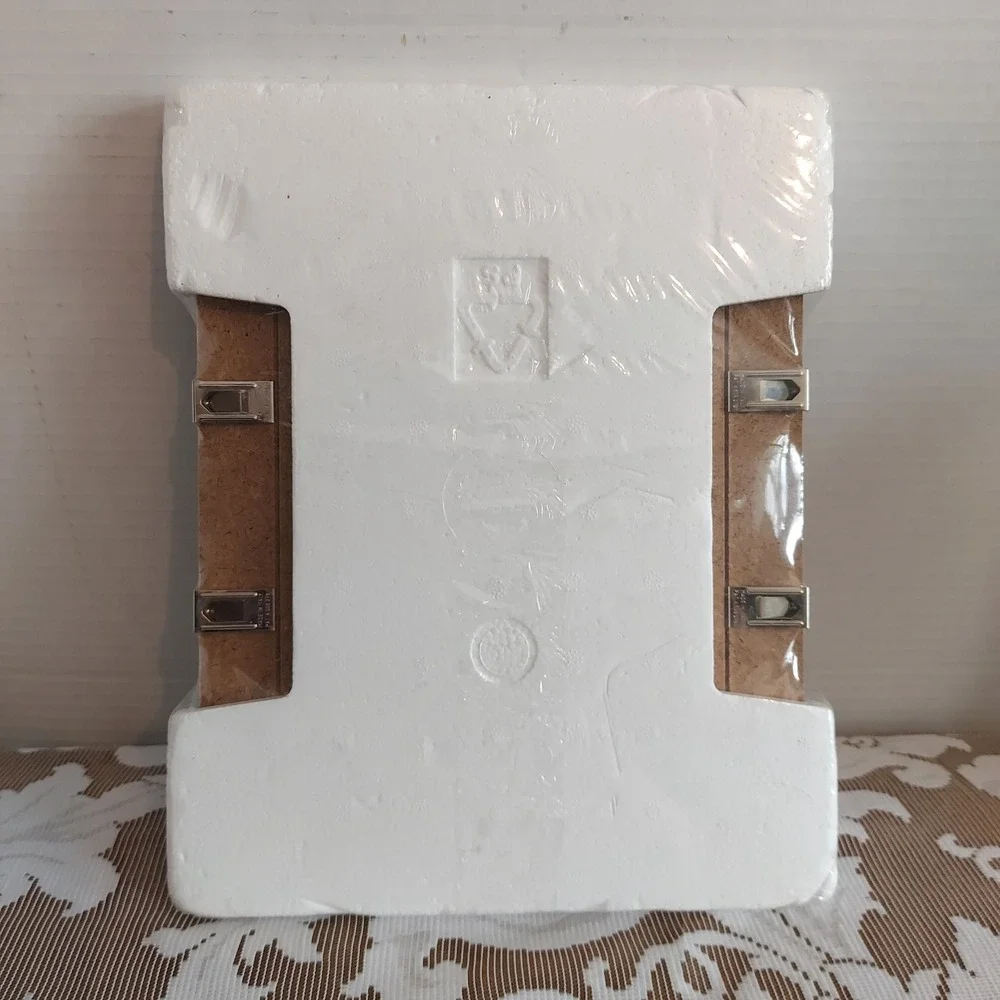 PICO Vintage 1992 Glass Clip Frame 8x10 Frameless Minimalist Made in Italy Chic
